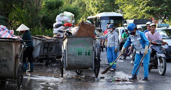 Rác thải ở Hà Nội giảm mạnh trong thời gian giãn cách xã hội 